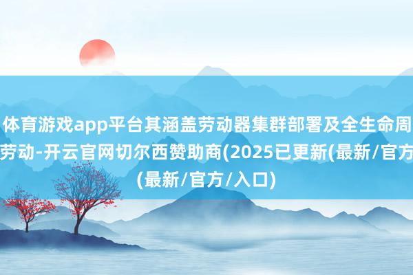 体育游戏app平台其涵盖劳动器集群部署及全生命周期配套劳动-开云官网切尔西赞助商(2025已更新(最新/官方/入口)